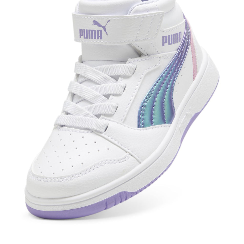 Sneakers Puma Rebound V6 Mid Bouncy Sky Ac+ ps Bambina - Bianco