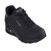 Sneakers Skechers Uno Wedge - Hi Steps Donna - Nero