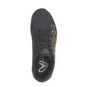 Sneakers Skechers Uno - Golden Heart Donna - Nero