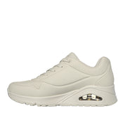 Sneakers Skechers Uno - Golden Heart Donna - Crema