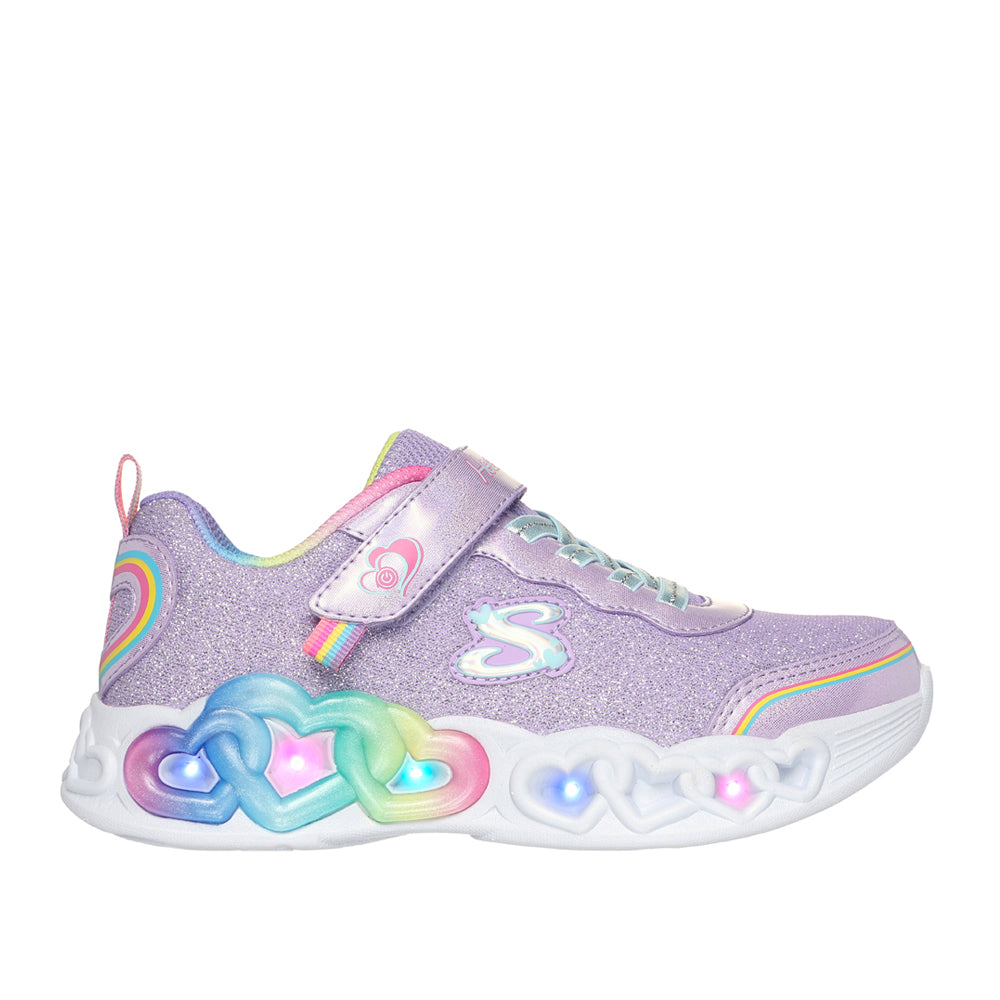 Sneakers Skechers Infinite Heart Light Bambina - Rosa