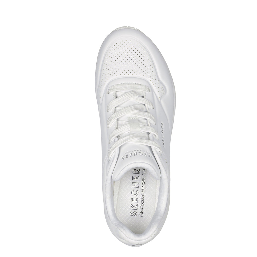 Sneakers Skechers Uno - Stand On Air Donna - Bianco