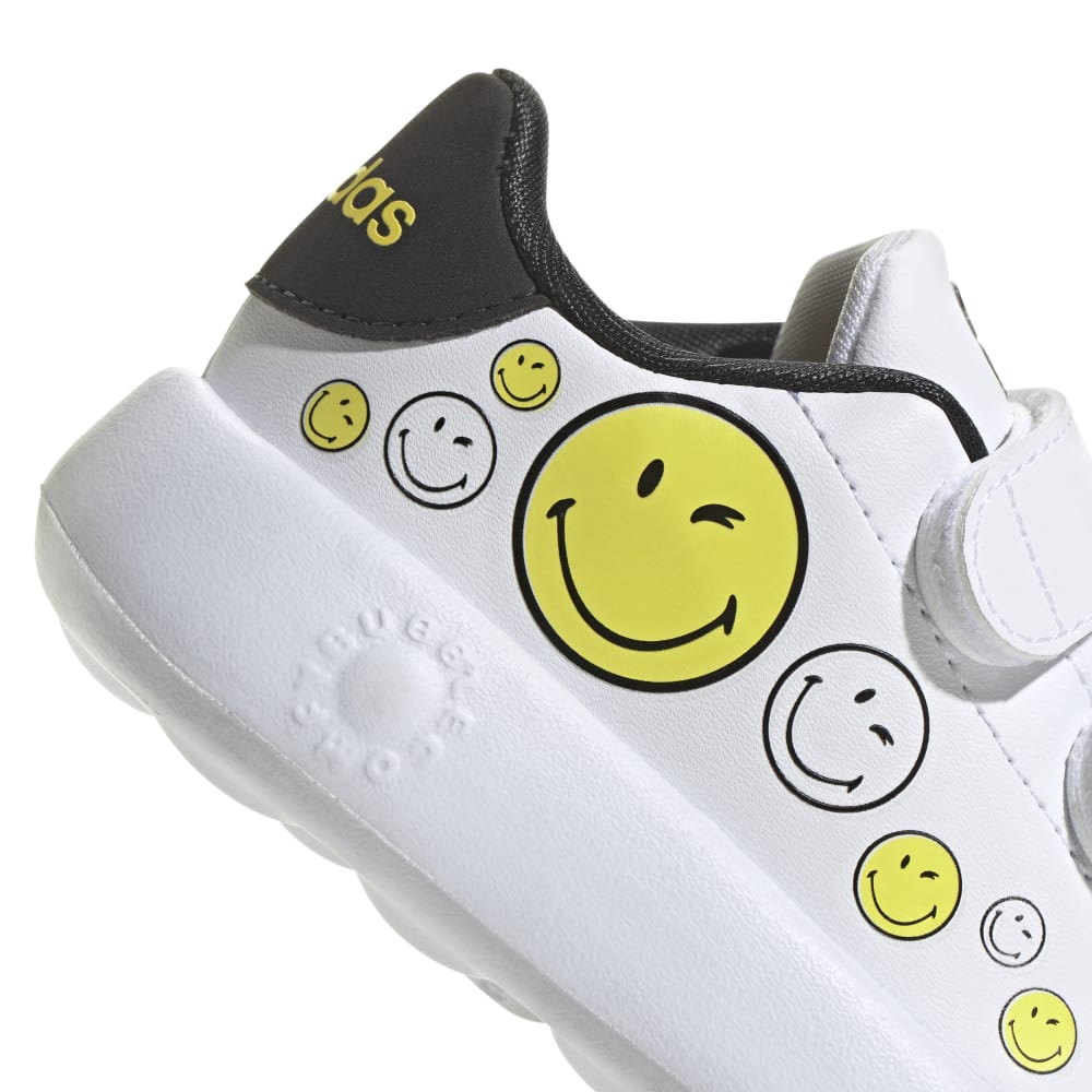Sneakers Adidas Advantage Smiley Cf I Bimbo - Bianco