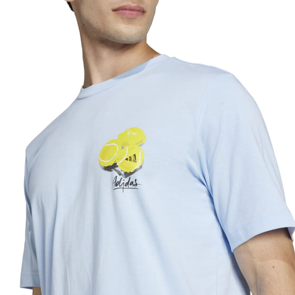 T-Shirt Adidas Uomo - Celeste