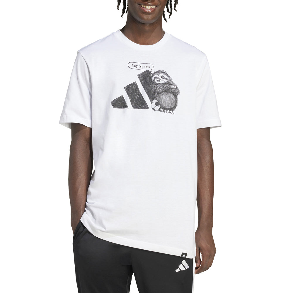 T-Shirt Adidas Uomo - Bianco