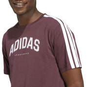 T-Shirt Adidas Uomo - Bordeaux