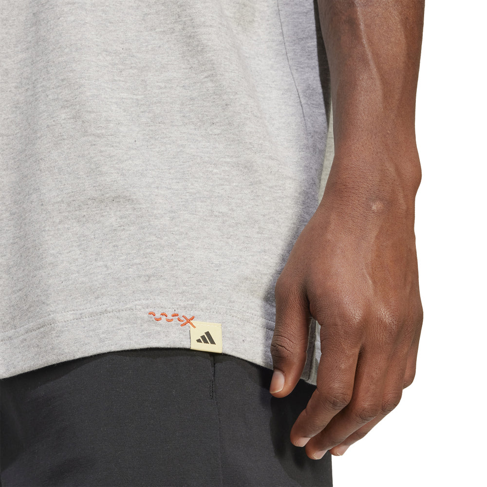 T-Shirt Adidas Uomo - Grigio