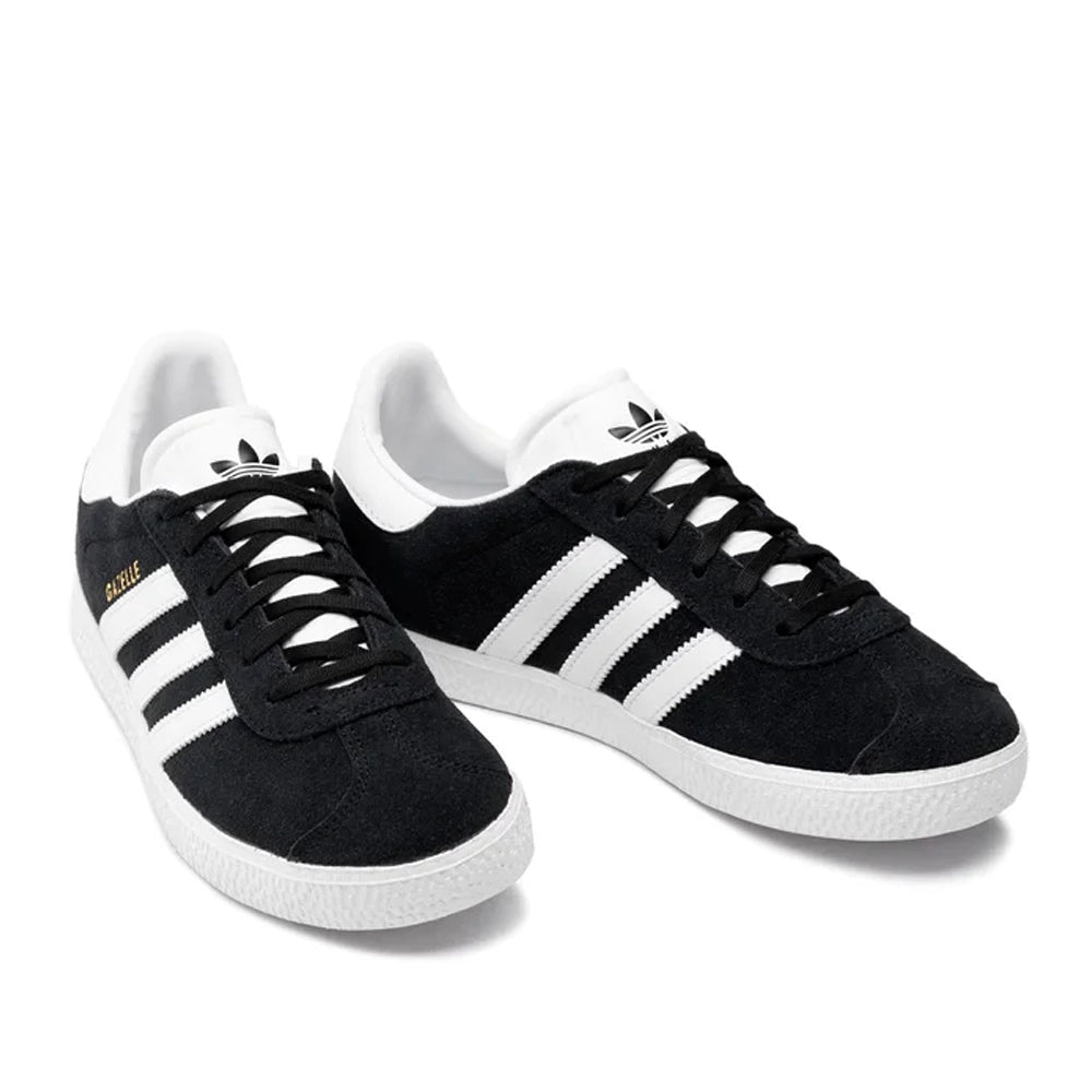 Sneakers Adidas Originals Gazelle J Unisex Ragazzo - Nero