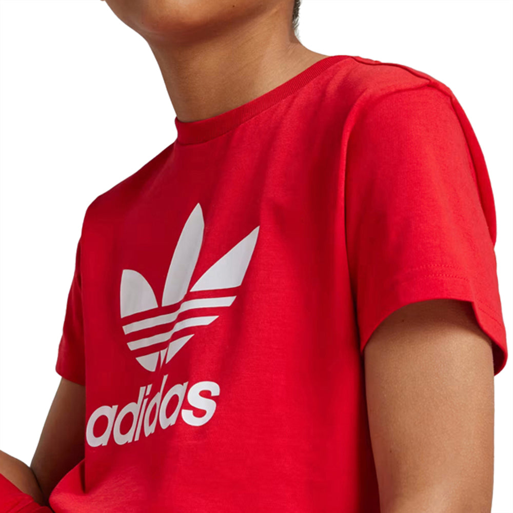 T-Shirt Adidas Originals Unisex Ragazzo - Rosso