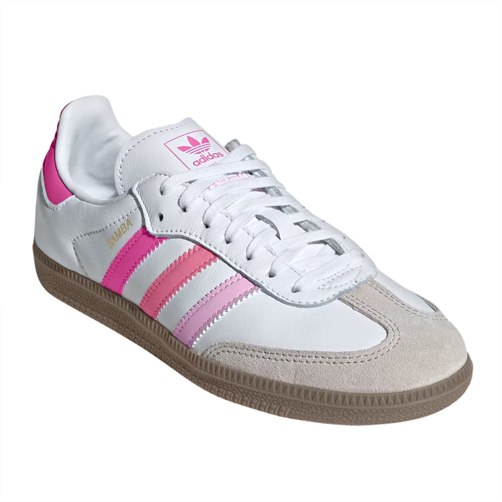 Sneakers Adidas Originals Samba Og J Unisex Ragazzo - Bianco