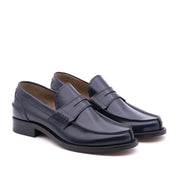 Mocassino Antica Cuoieria Gloss Uomo - Blu