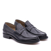 Mocassino Antica Cuoieria Gloss Uomo - Nero