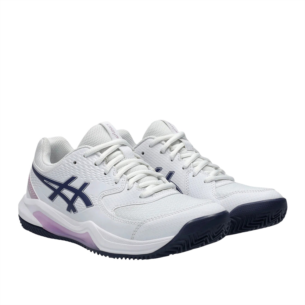 Scarpa Tennis Asics GeL-Dedicate 8 Clay Donna - Bianco