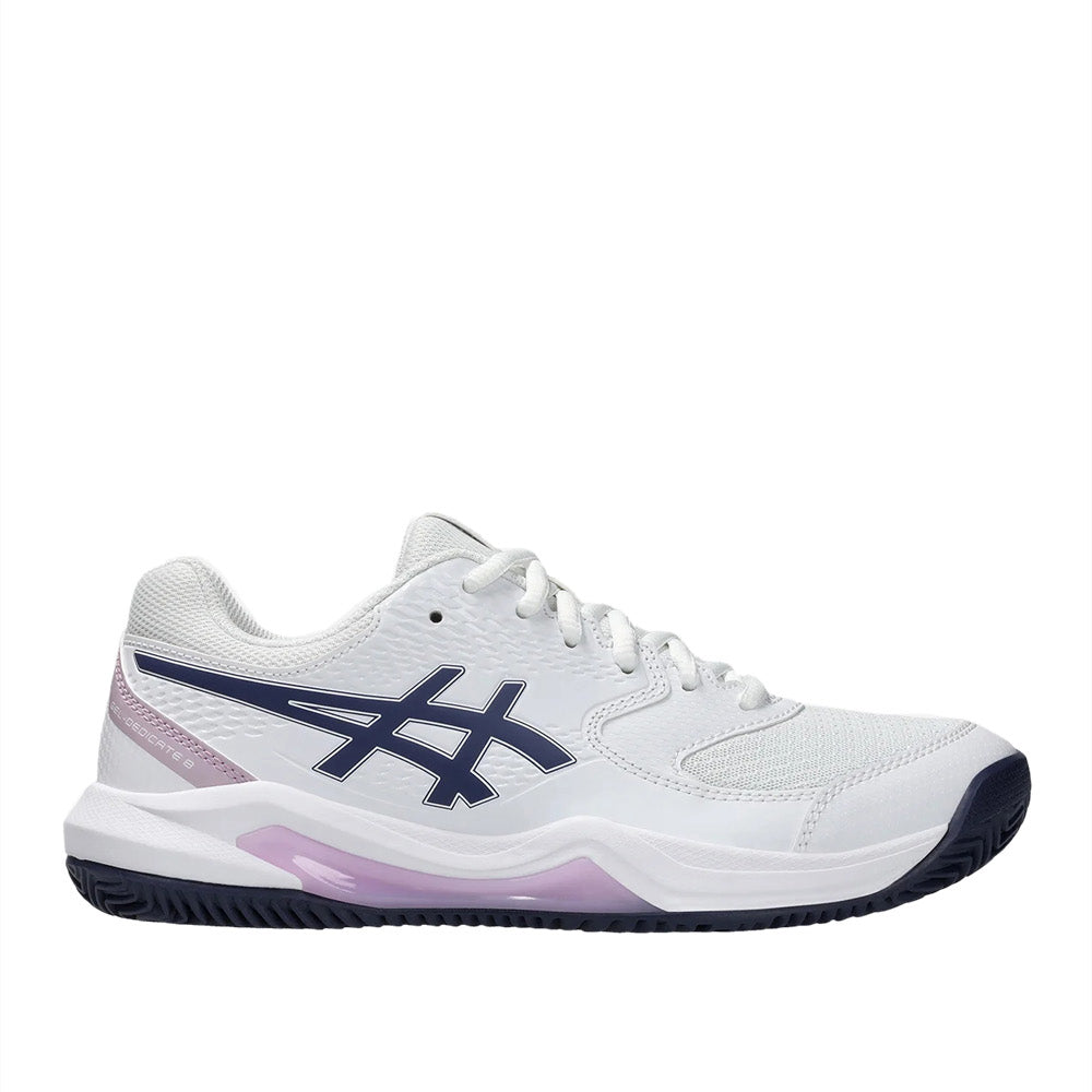Scarpa Tennis Asics GeL-Dedicate 8 Clay Donna - Bianco