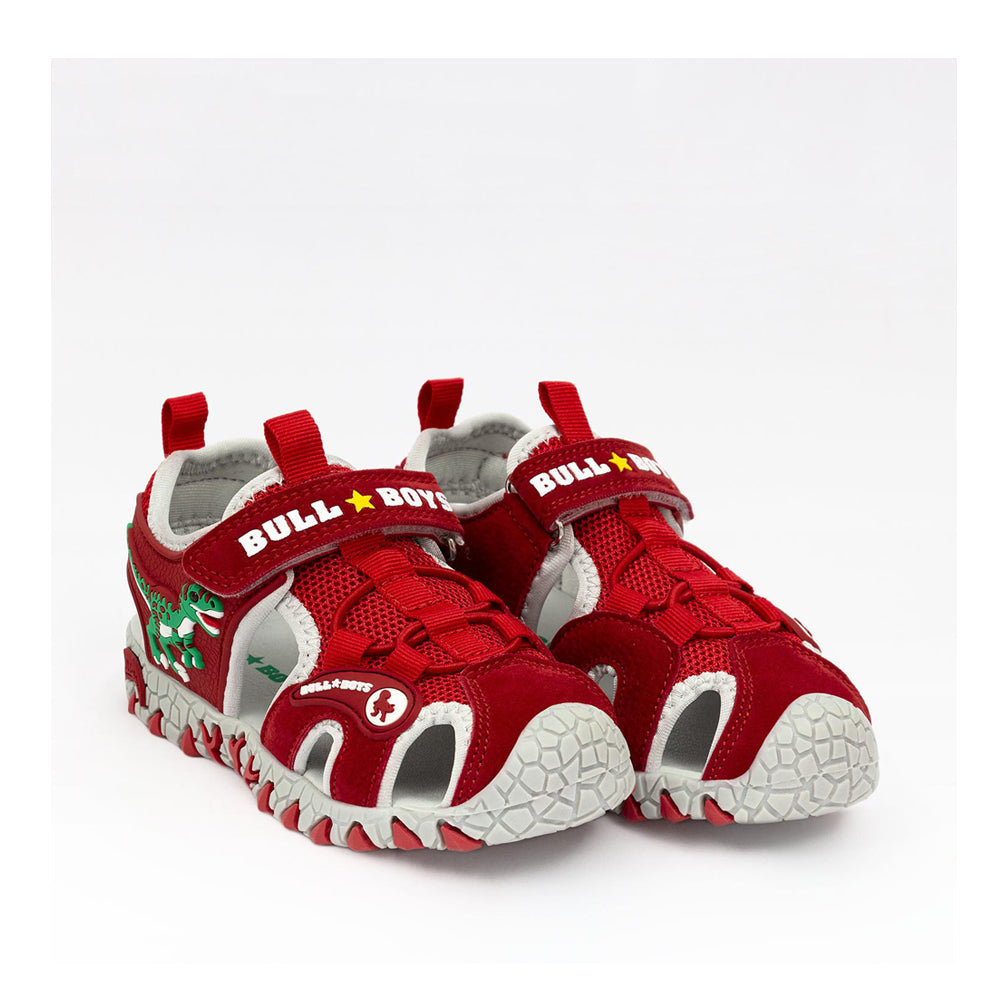 Sandalo Bull Boys Velociraptor Bambino - Rosso