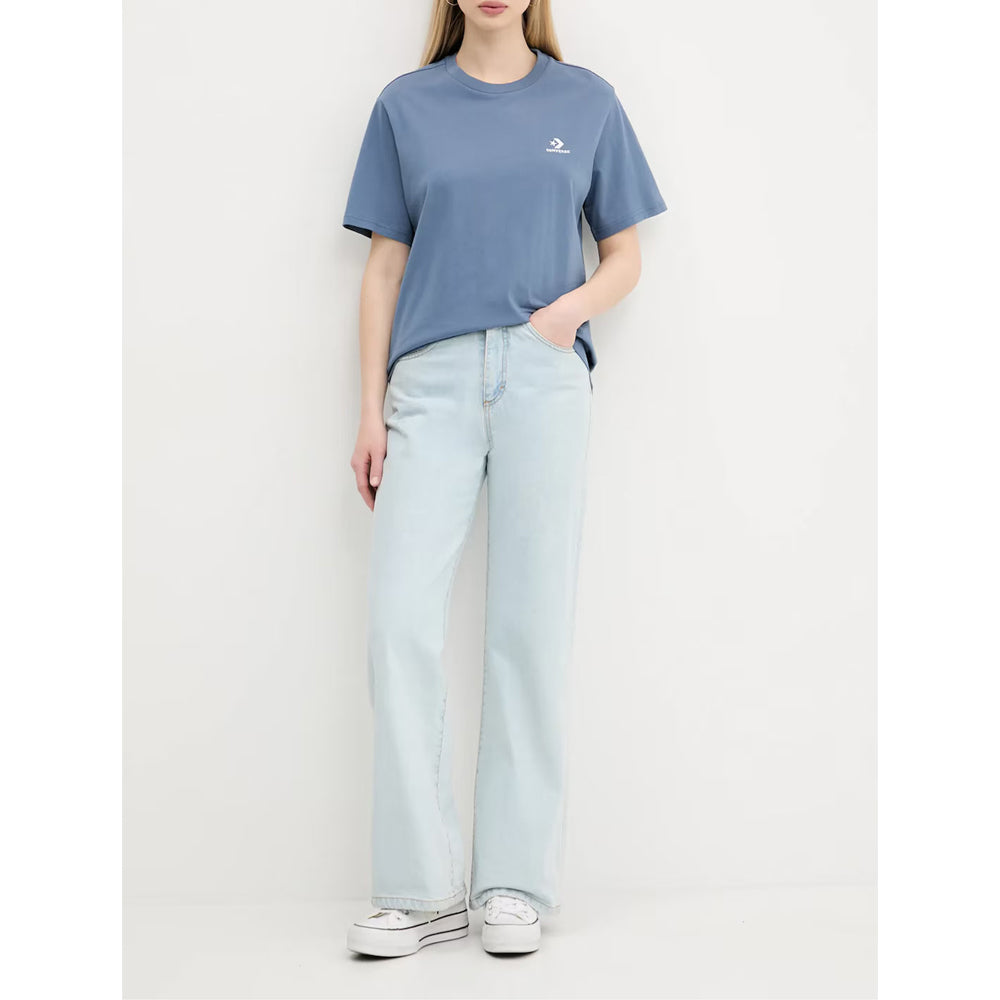 T-Shirt Converse Unisex Adulto - Azzurro