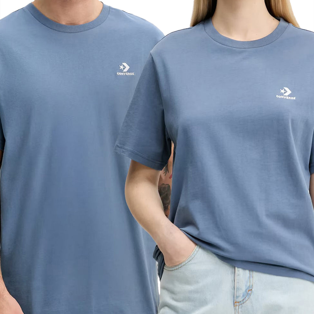 T-Shirt Converse Unisex Adulto - Azzurro