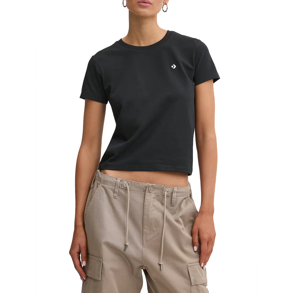 T-Shirt Converse Donna - Nero