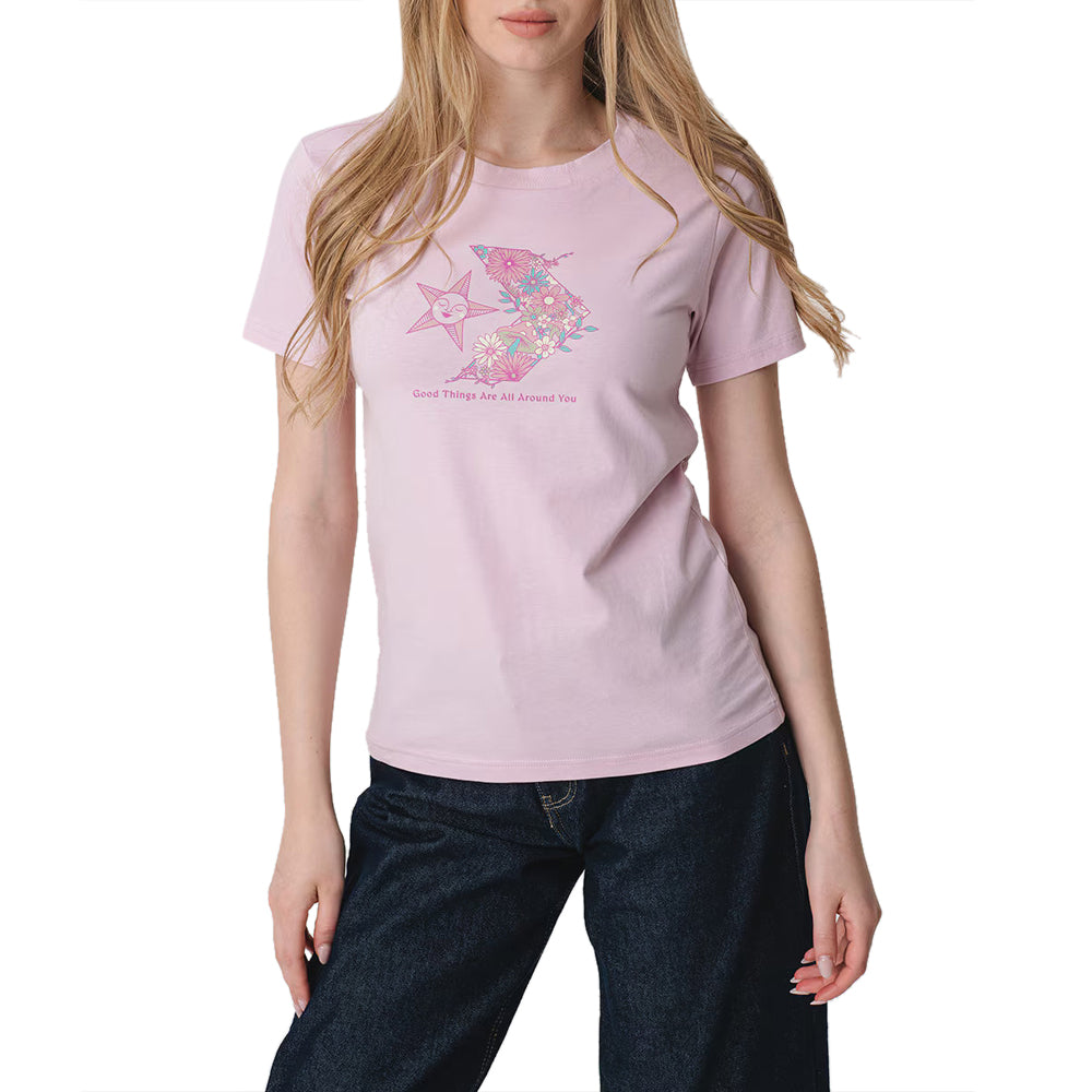T-Shirt Converse Donna - Rosa