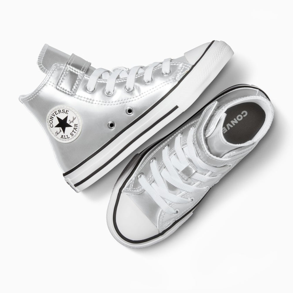 Sneakers Converse Ctas 1v hi Bambina - Argento