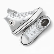 Sneakers Converse Ctas 1v hi Bambina - Argento