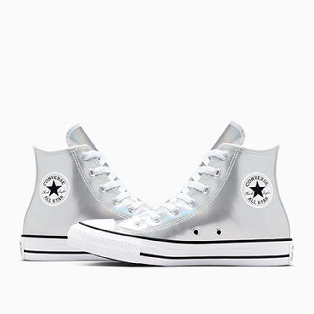 Sneakers Converse Ctas hi Ragazza - Argento