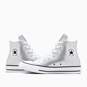 Sneakers Converse Ctas hi Ragazza - Argento