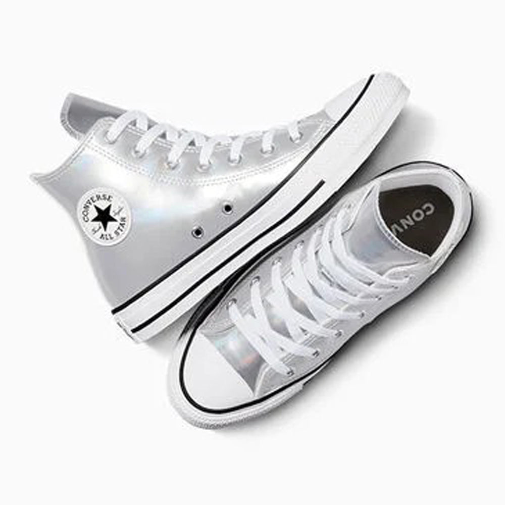 Sneakers Converse Ctas hi Ragazza - Argento
