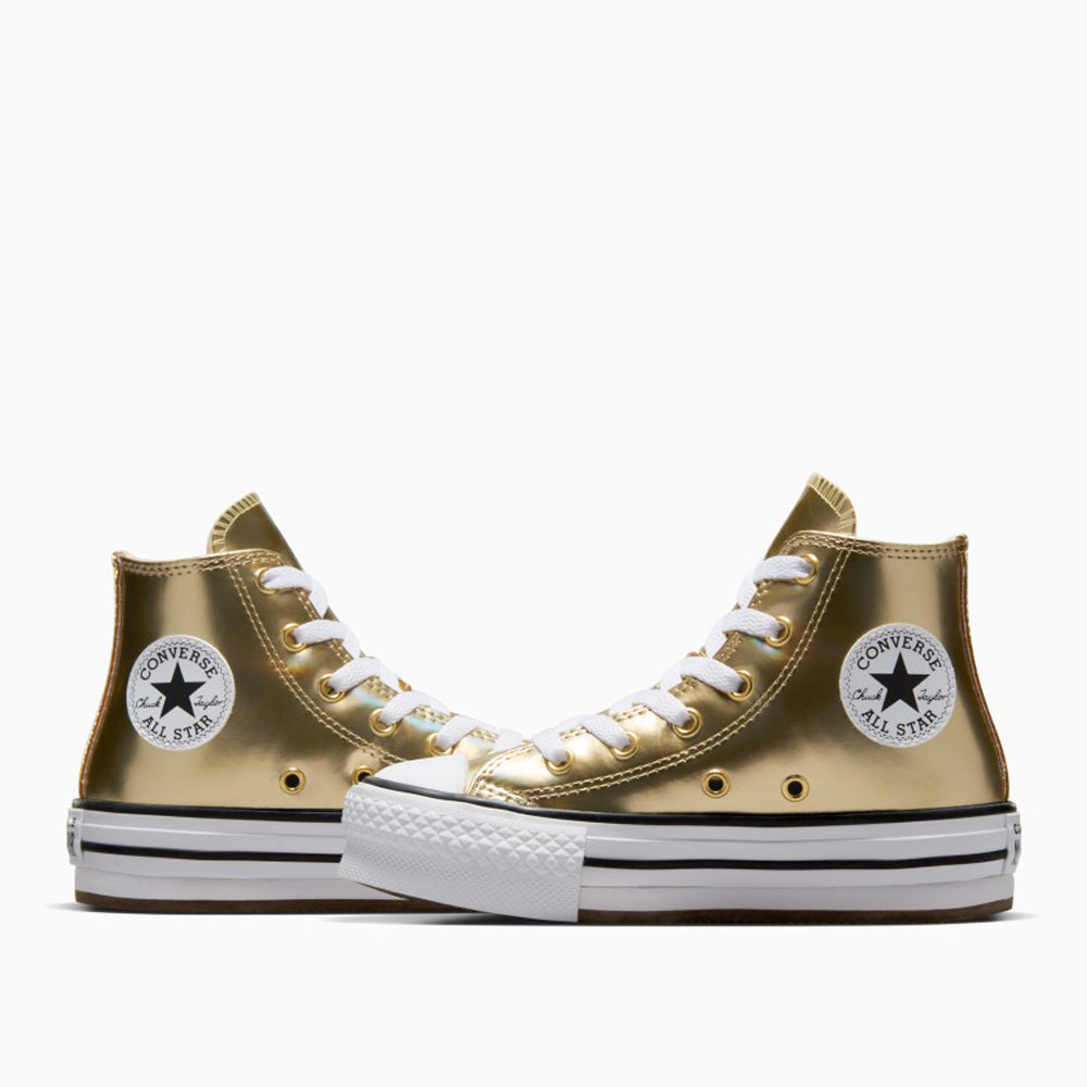 Sneakers Converse Ctas Eva Lift hi Ragazza - Oro
