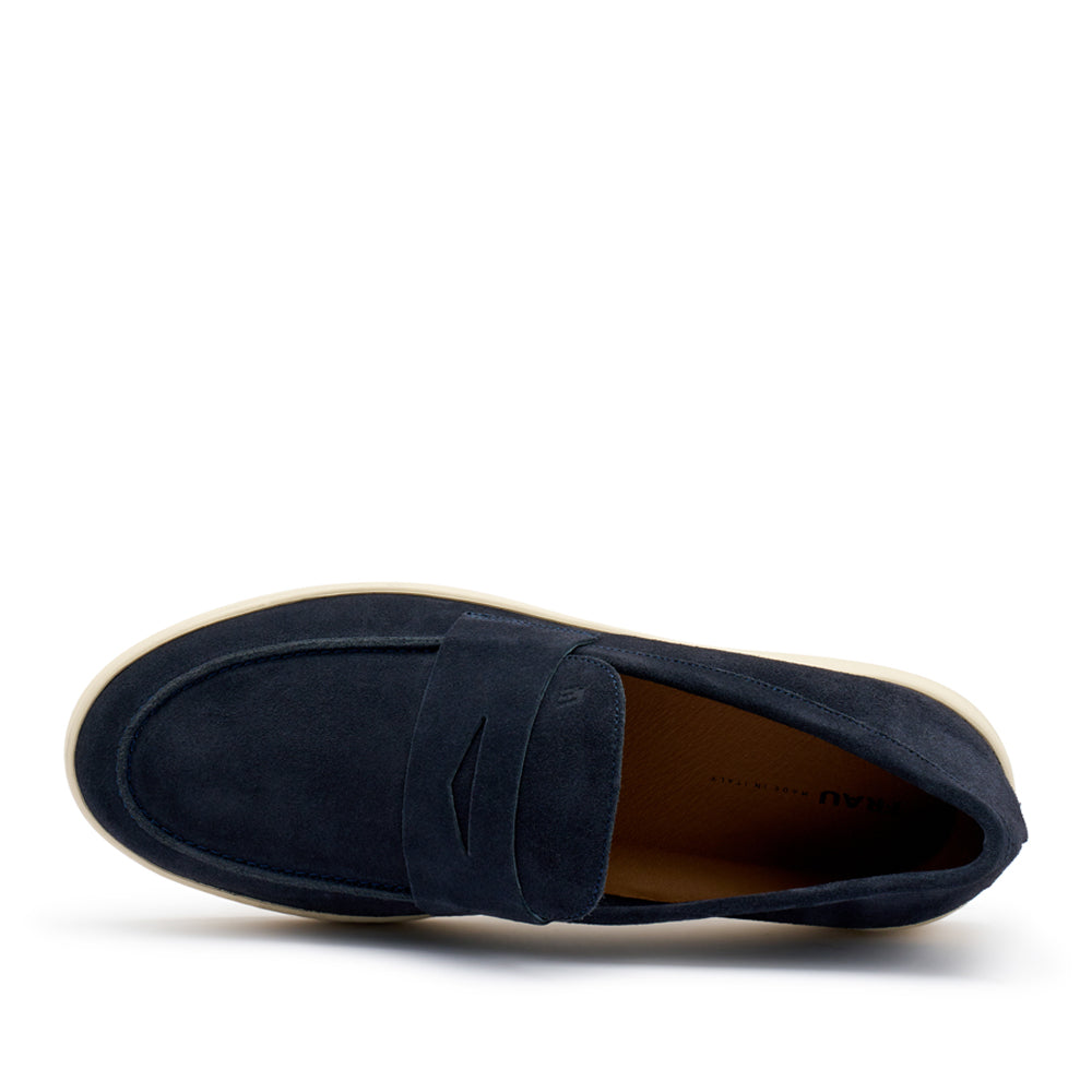 Mocassino Frau Suede Uomo - Blu