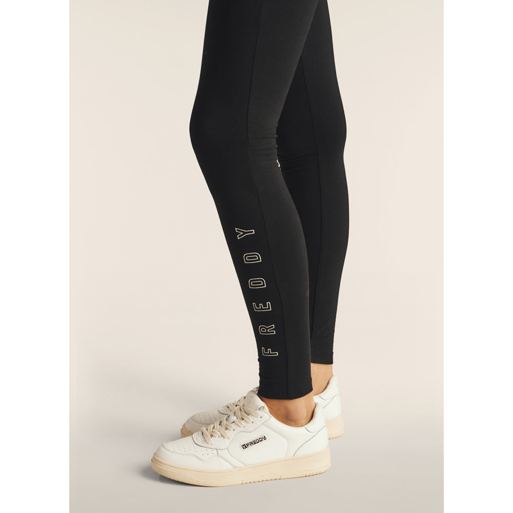Leggings Freddy Donna - Nero