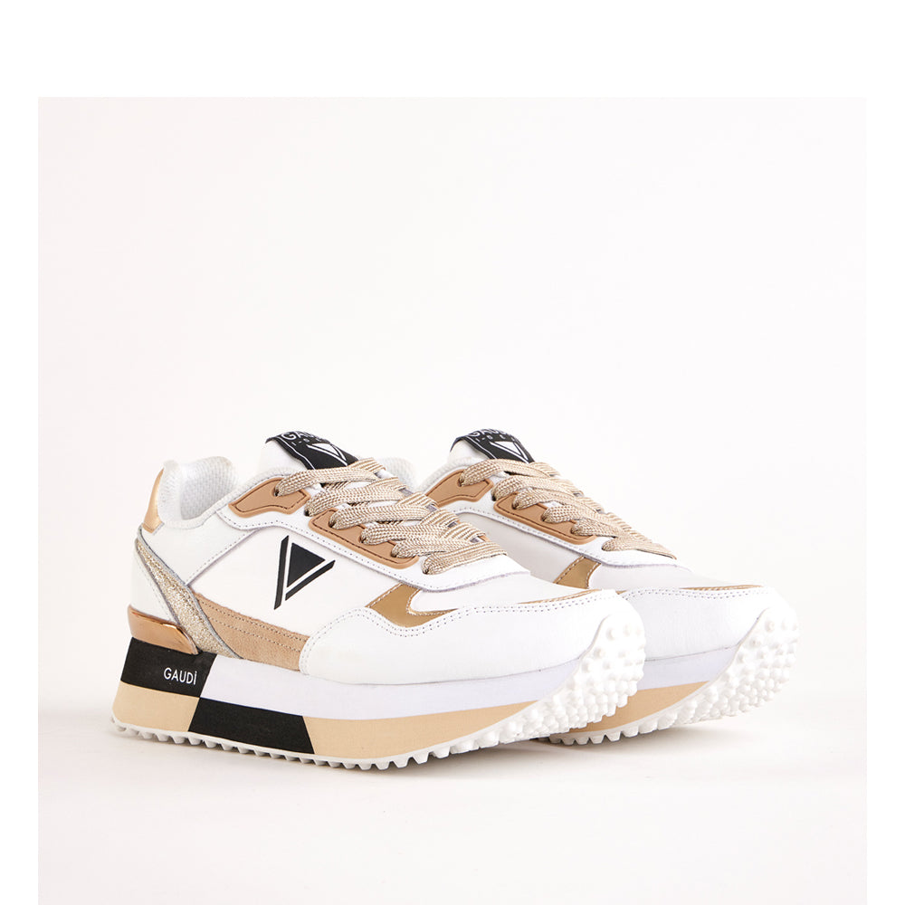 Sneakers Gaudi' Dea/leather Donna - Bianco