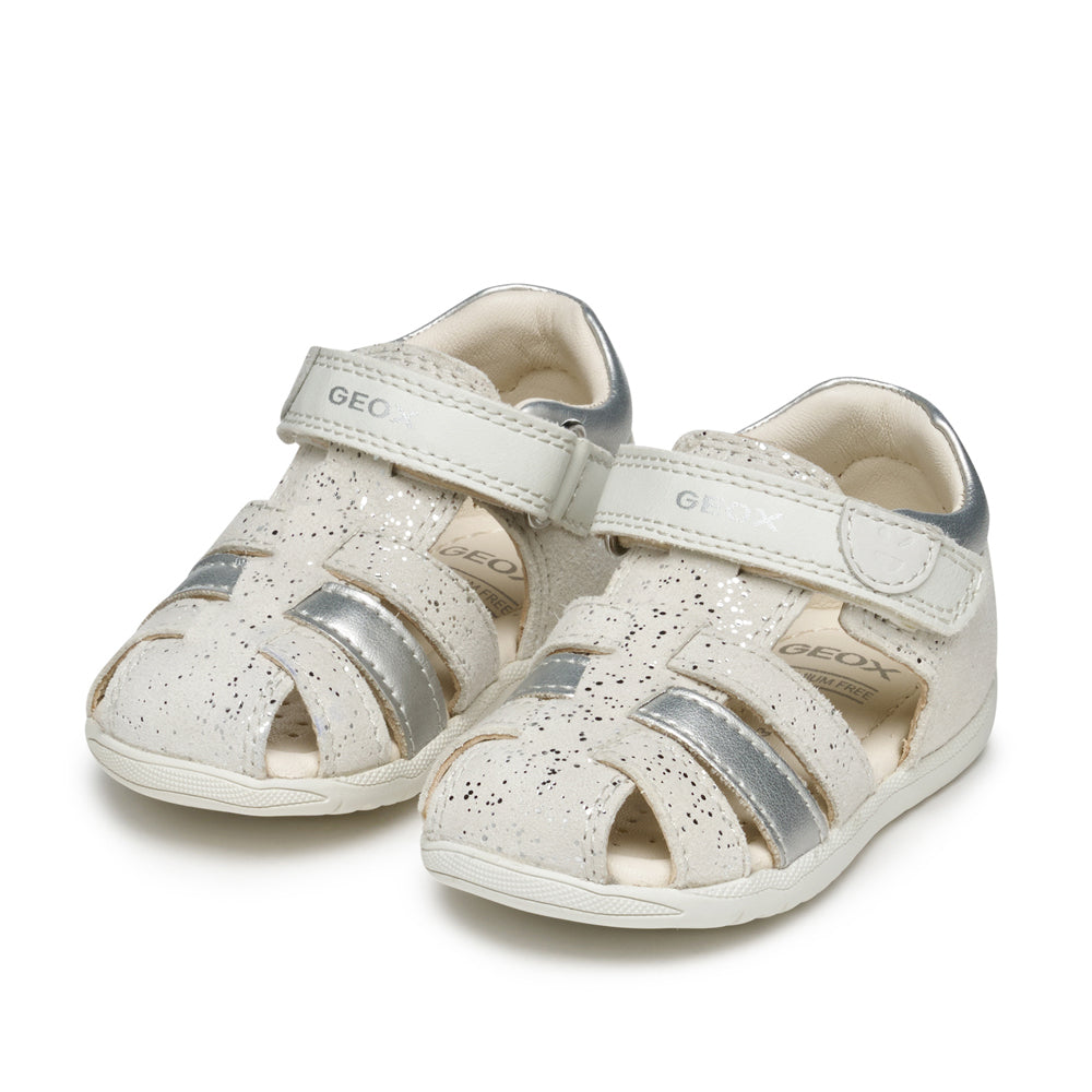 Sandalo Geox Macchia Bimba - Bianco