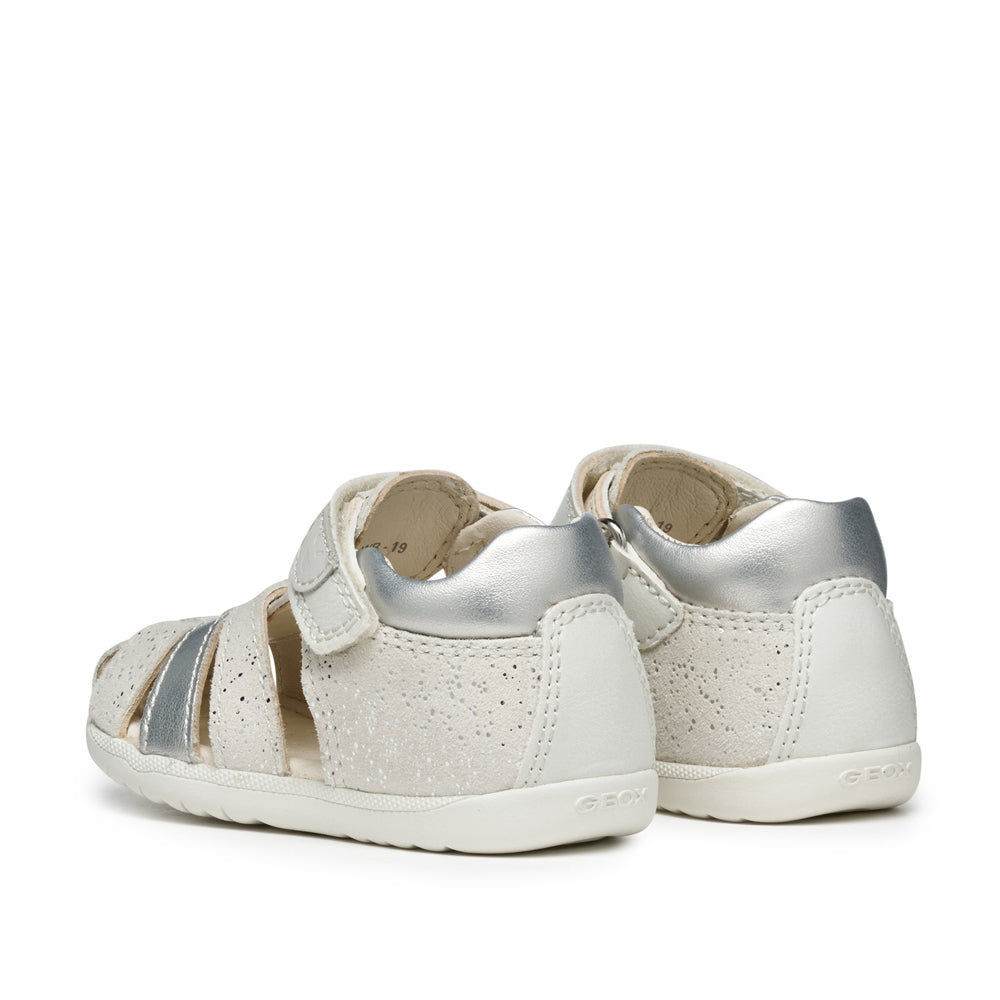 Sandalo Geox Macchia Bimba - Bianco