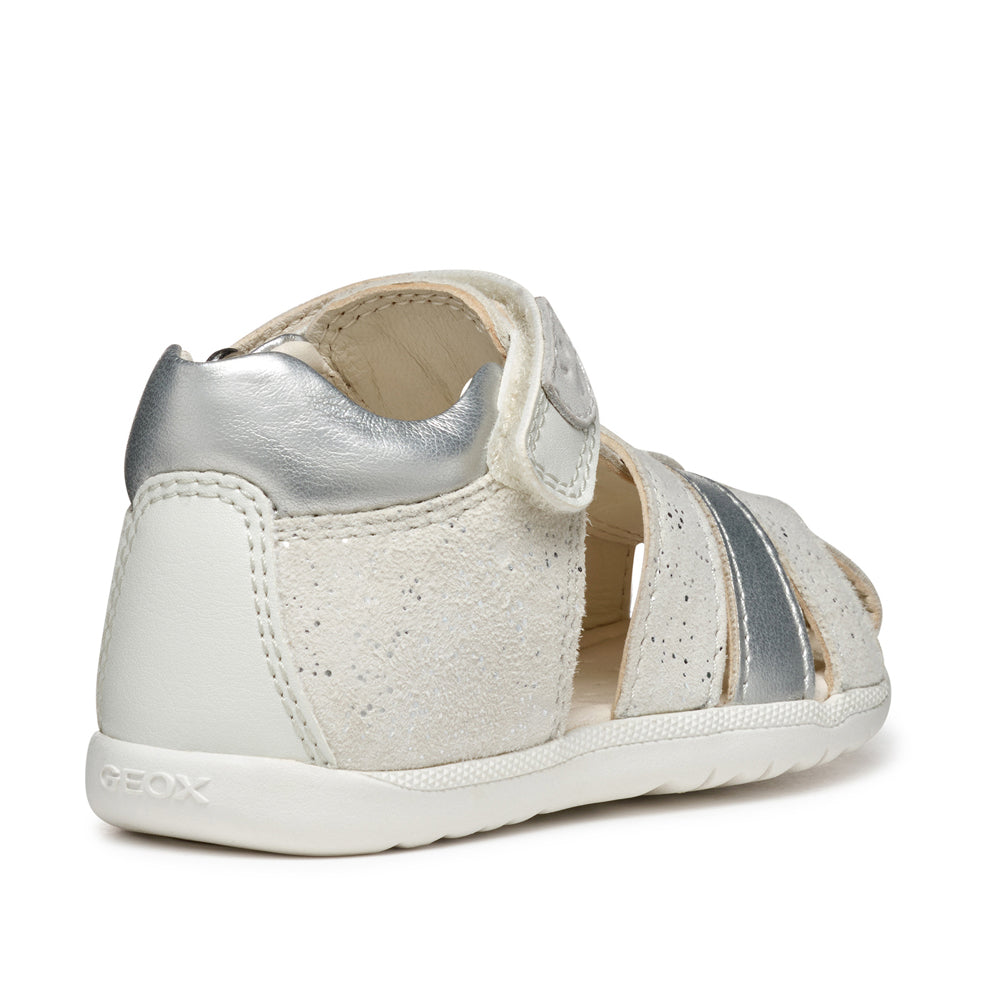 Sandalo Geox Macchia Bimba - Bianco