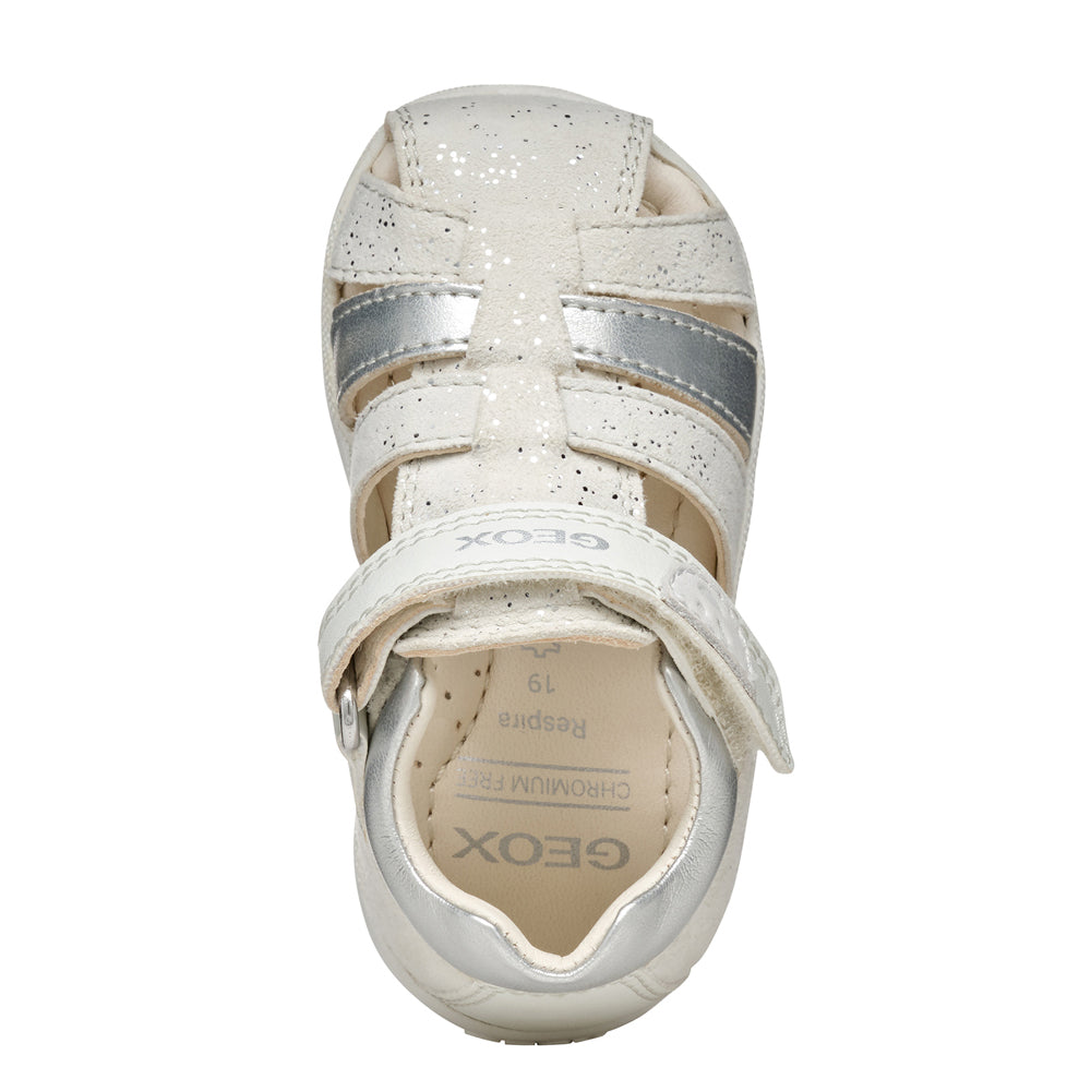 Sandalo Geox Macchia Bimba - Bianco