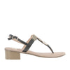 sandalo gold gold donna nero 3246669