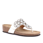 Sandalo Grunland 70 Memi Donna - Bianco