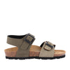 sandalo grunland 40 luce bambino oliva 9934460
