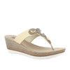infradito inblu donna beige 6127114