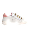 sneakers naturino pinn zip bambina bianco 8676289