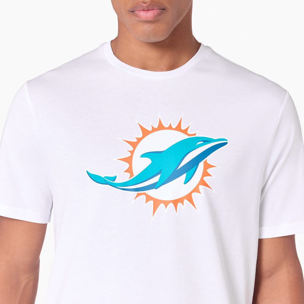T-Shirt New Era Miami Dolphins Uomo - Bianco