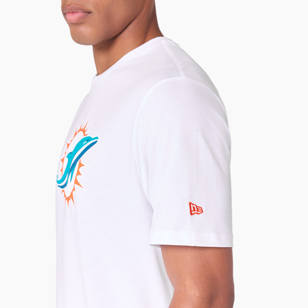 T-Shirt New Era Miami Dolphins Uomo - Bianco