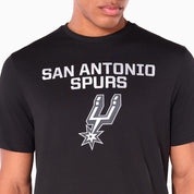 T-Shirt New Era San Antonio Spurs Uomo - Nero