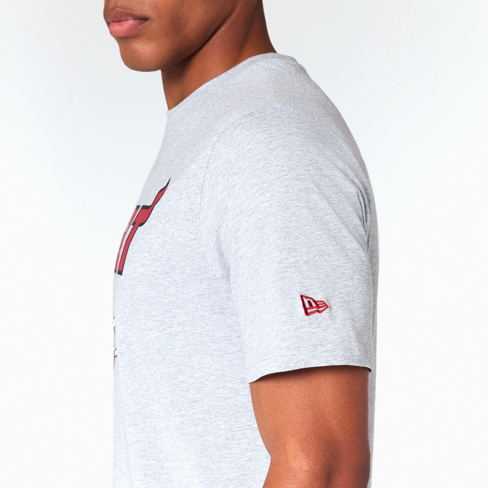 T-Shirt New Era Miami Heat Uomo - Grigio