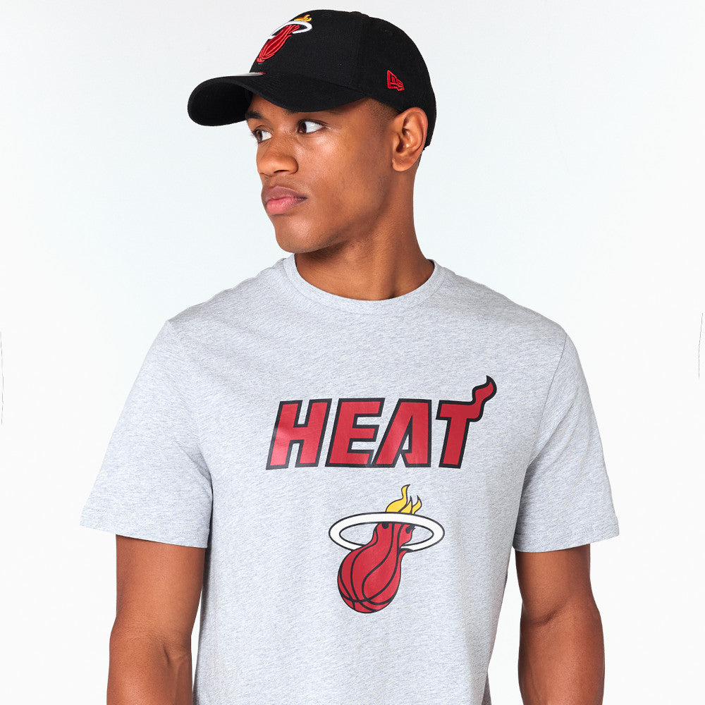 T-Shirt New Era Miami Heat Uomo - Grigio
