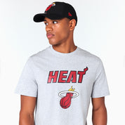 T-Shirt New Era Miami Heat Uomo - Grigio