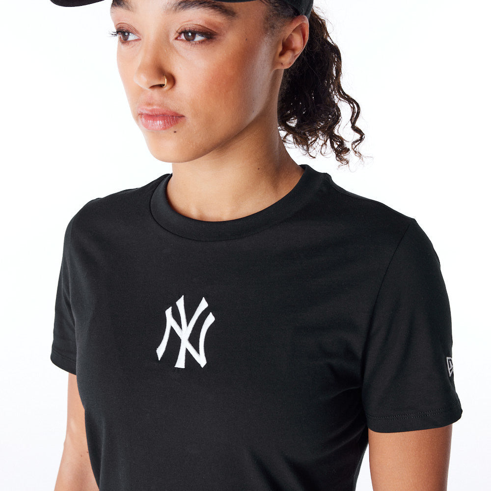 T-Shirt New Era New York Yankees Donna - Nero
