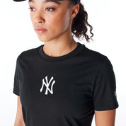 T-Shirt New Era New York Yankees Donna - Nero