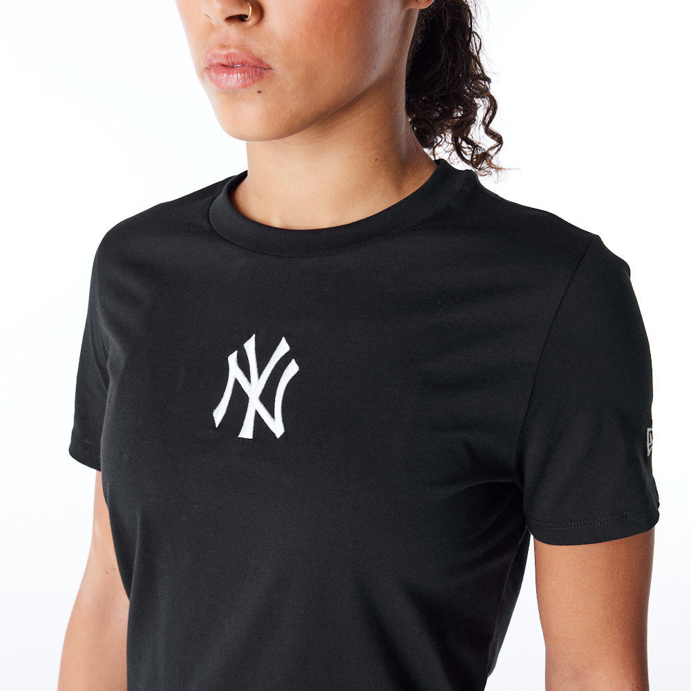 T-Shirt New Era New York Yankees Donna - Nero